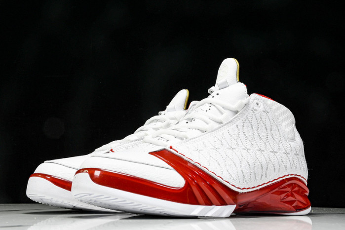 Jordan 23 White Varsity Red - 318376-161