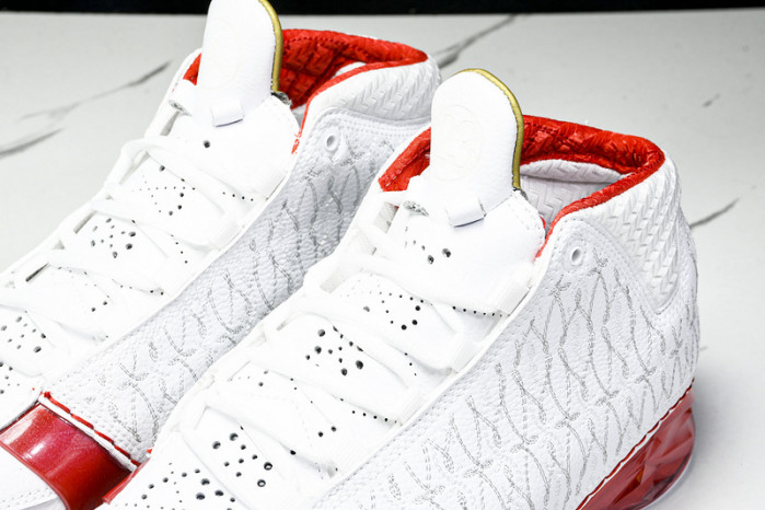 Jordan 23 White Varsity Red - 318376-161