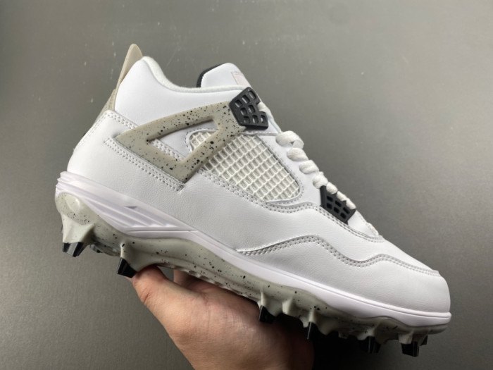 Jordan 4 Retro TD Cleat White Cement - HQ0207-106