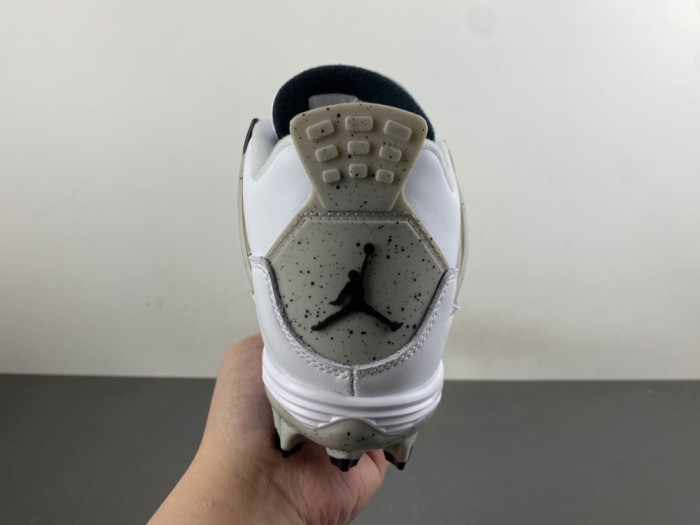 Jordan 4 Retro TD Cleat White Cement - HQ0207-106