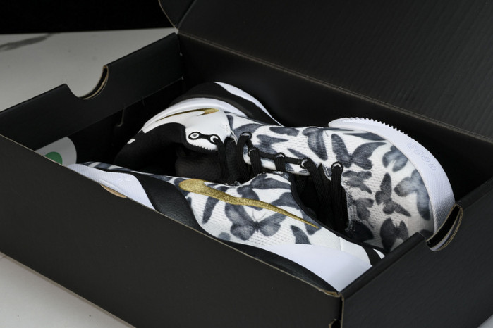 nike kobe 8 protro white metallic gold fv6325-100