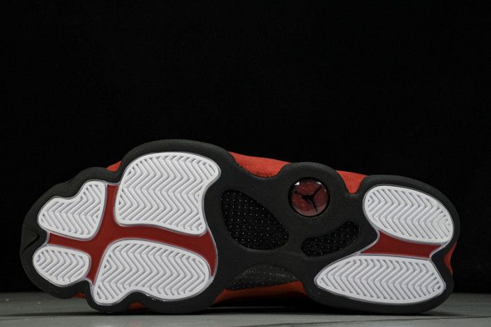 air jordan 13 retro“bred” black/ red mens 414571-004