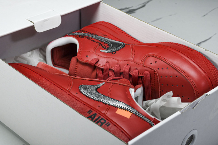 of x nike air force 1 low red ao4297-600