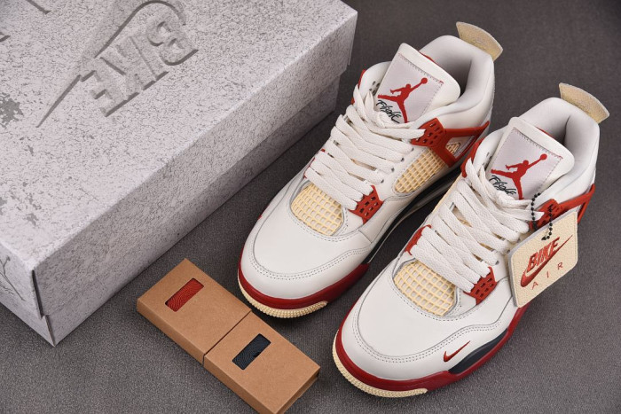 Nigel Sylvester x Air Jordan 4 Sail/Cinnabar-Black IQ8055-100
