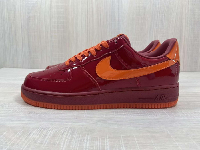 Nike Air Force 1 Low 'Patent Leather Dark Team Red' IO4489-601