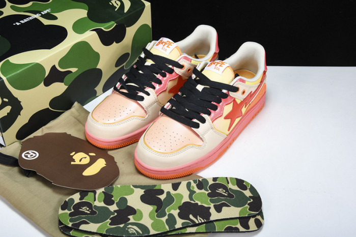 a bathing ape bape sta low copshoe bp-052