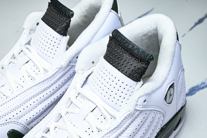 Jordan 14 Retro White Forest Green - 311832-131