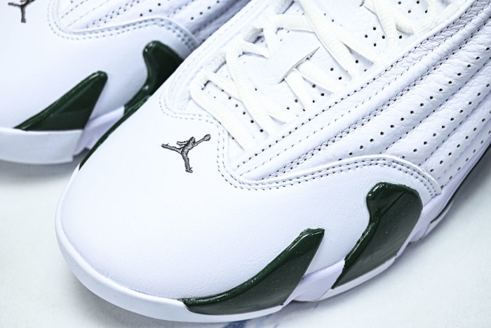 Jordan 14 Retro White Forest Green - 311832-131