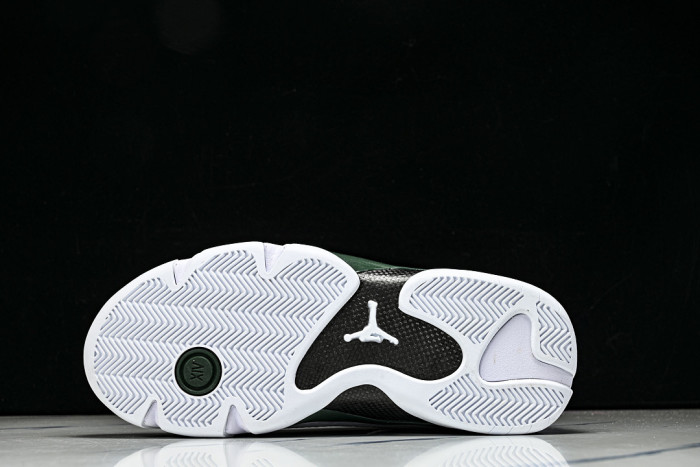 Jordan 14 Retro White Forest Green - 311832-131