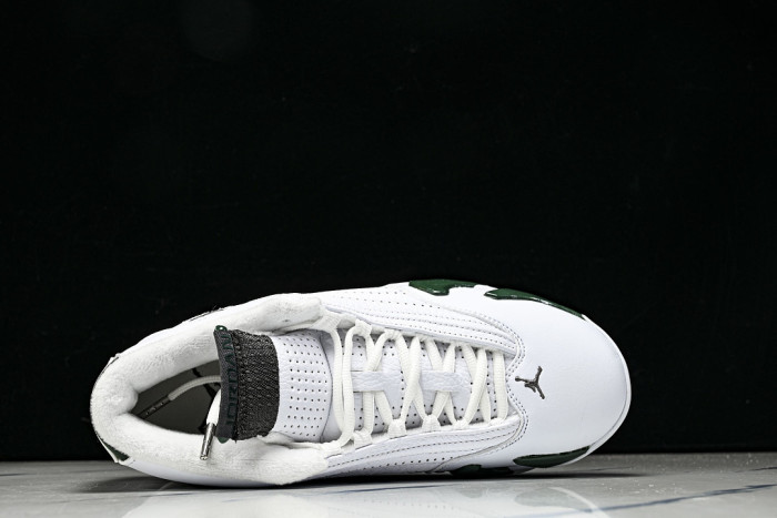 Jordan 14 Retro White Forest Green - 311832-131