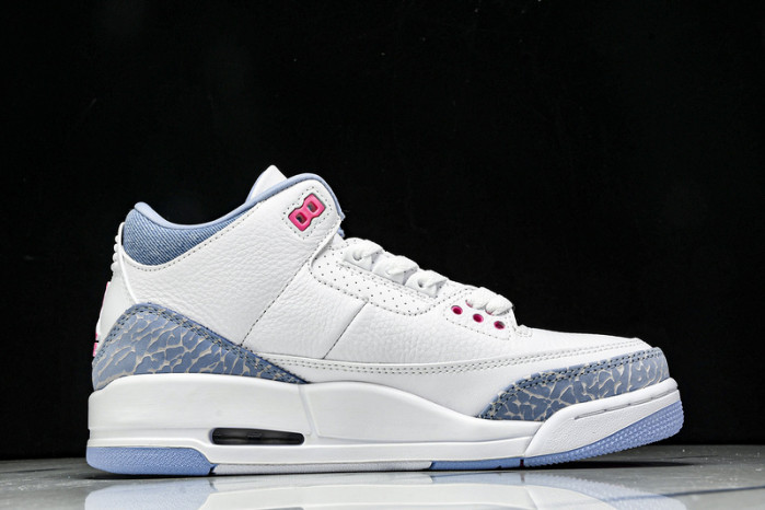 Air Jordan 3 Retro GS White Pink Glow HQ0784-101