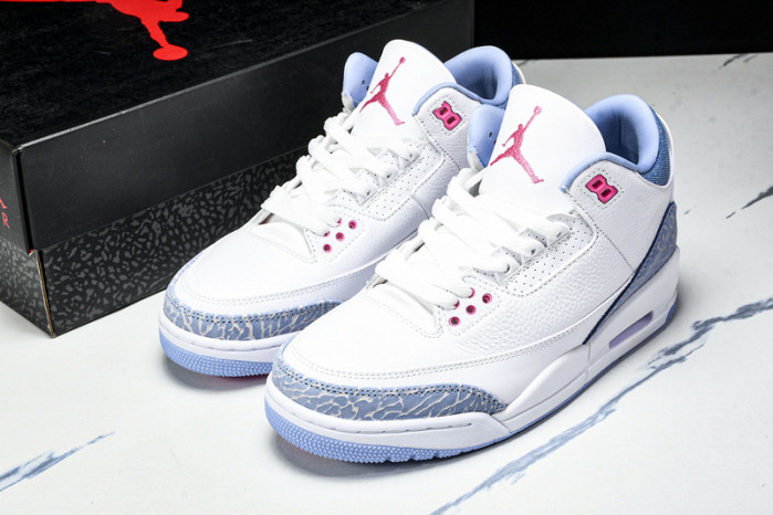 Air Jordan 3 Retro GS White Pink Glow HQ0784-101