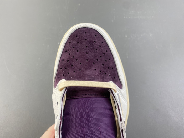 Travis Scott x Air Jordan 1 Low "Reverse Purple" DZ4137-706