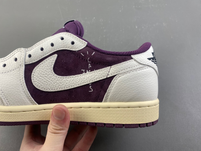 Travis Scott x Air Jordan 1 Low "Reverse Purple" DZ4137-706