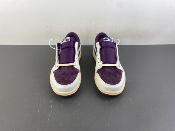 Travis Scott x Air Jordan 1 Low "Reverse Purple" DZ4137-706