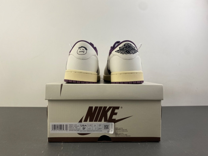 Travis Scott x Air Jordan 1 Low "Reverse Purple" DZ4137-706