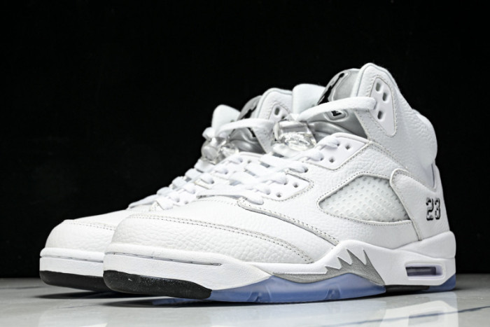 Air Jordan 5 White Metallic 2026 HQ7978-103
