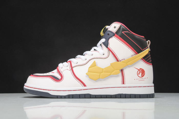 gundam nike sb dunk high white dh7717-100