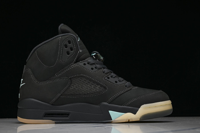 Jordan 5 Retro SoleFly Black Aurora Green IU0734-001