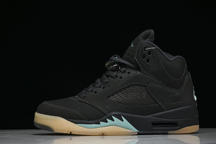 Jordan 5 Retro SoleFly Black Aurora Green IU0734-001