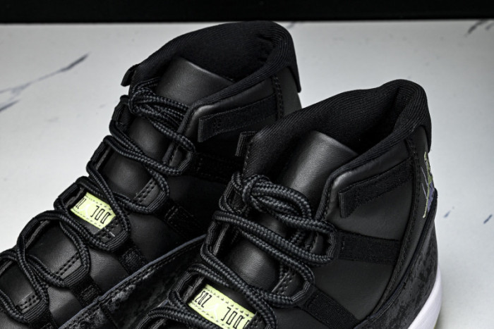 Jordan 11 Retro Black Barely Volt - IB1378-001