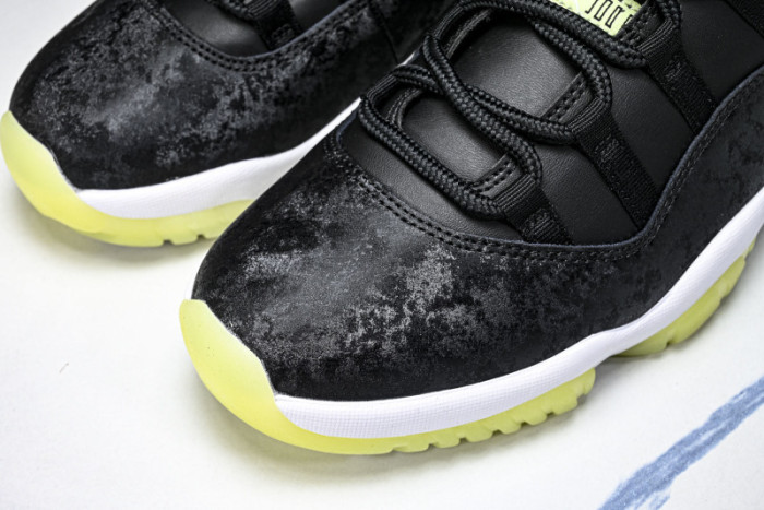 Jordan 11 Retro Black Barely Volt - IB1378-001