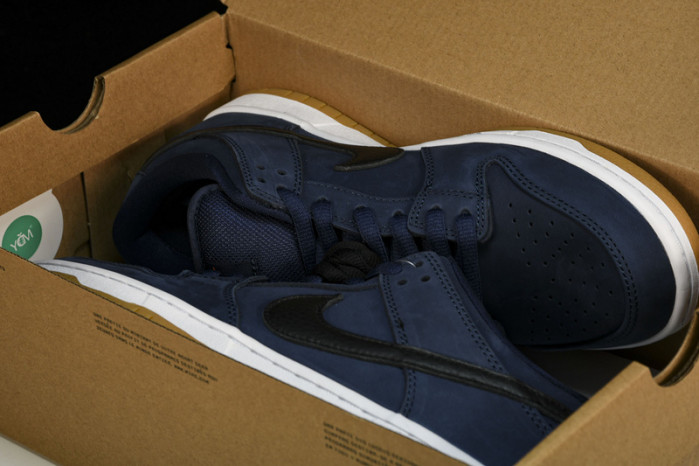 nike sb dunk low navy black gum - cw7463-401