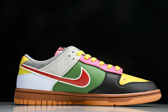 nike dunk low mario kart cusT0m dh0952-102