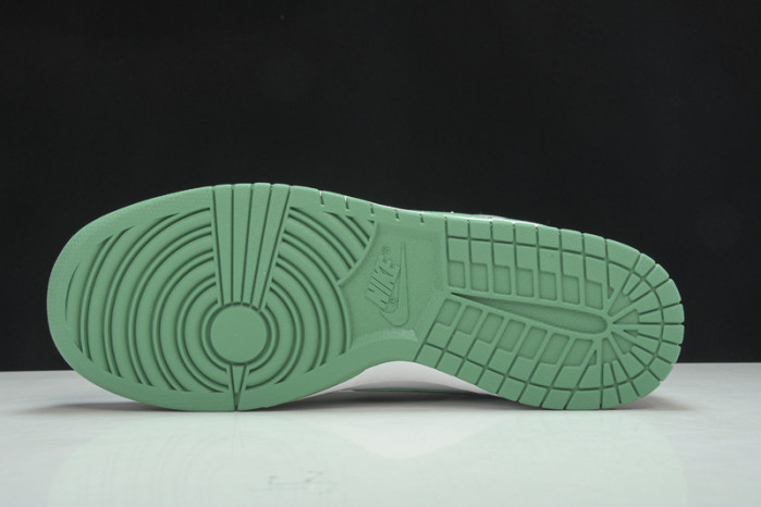 nike dunk low white green dd1503-112
