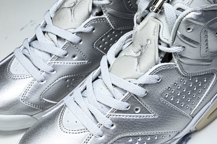 Jordan 6 Retro PSG Paris Saint-Germain Silver -IQ5135-001