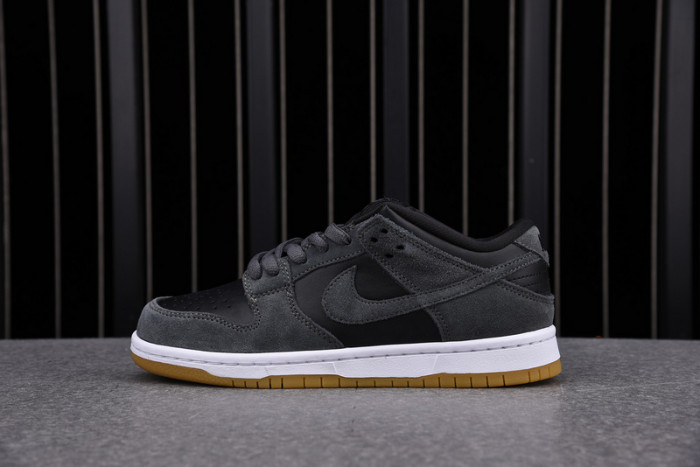nike sb dunk low dark grey black gum - ar0778-001