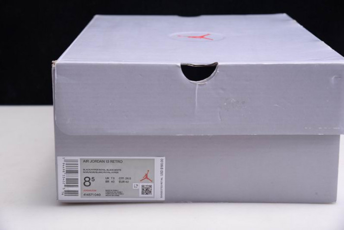 jordan 13 retro black hyper royal - 414571-040