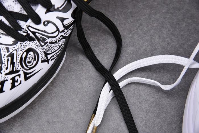 kobe 5 protro black/white/gold ct8044-100