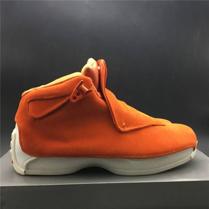jordan 18 retro campfire orange - aa2494-801
