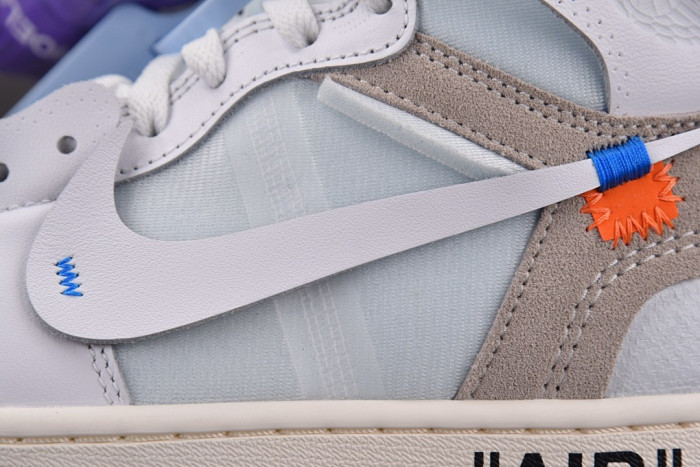 0F Virgil Abloh Archive VAA Air Jordan 1 "Alaska" AA3834-100