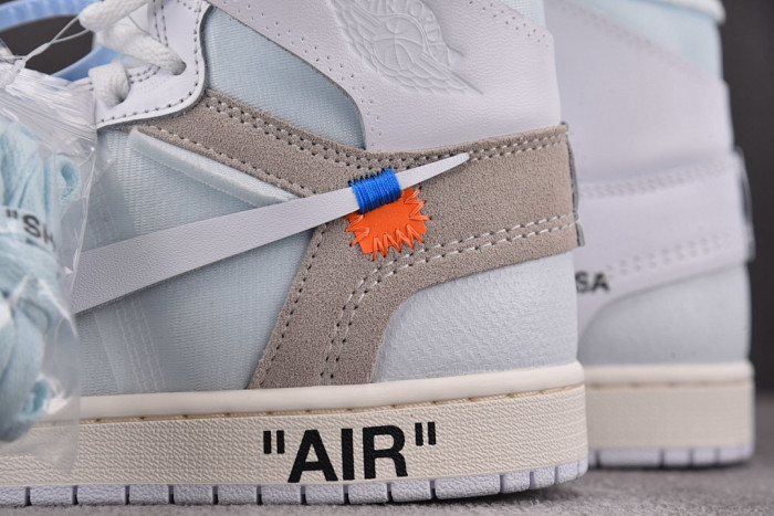 0F Virgil Abloh Archive VAA Air Jordan 1 "Alaska" AA3834-100