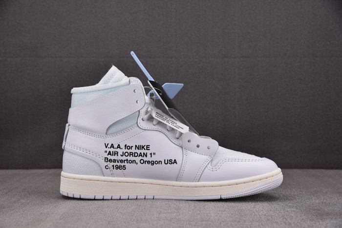 0F Virgil Abloh Archive VAA Air Jordan 1 "Alaska" AA3834-100