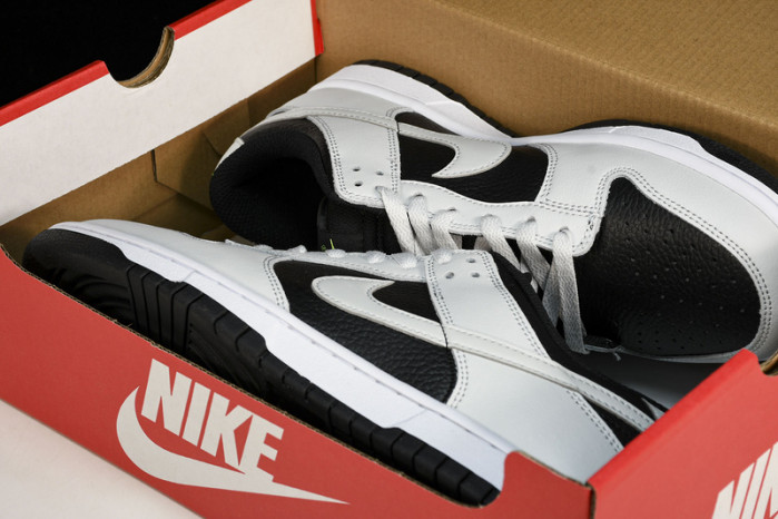 nike dunk low grey panda volt - fd9756-001