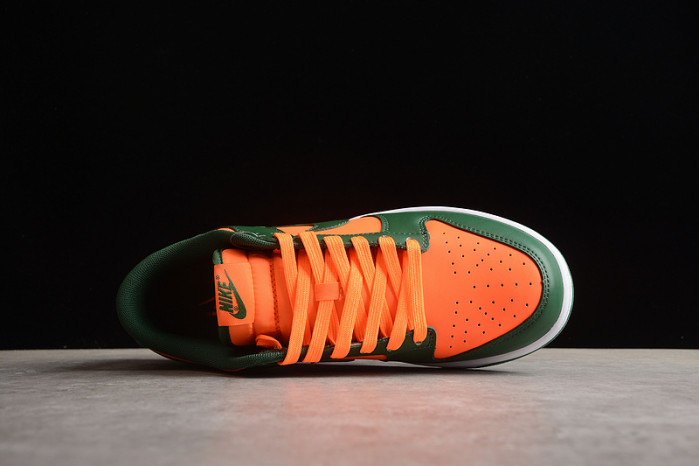 nike dunk low retro miami hurricanes - dd1391-300