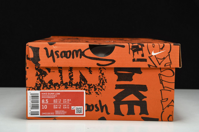 nike dunk low graffiti pink - dm0108-002