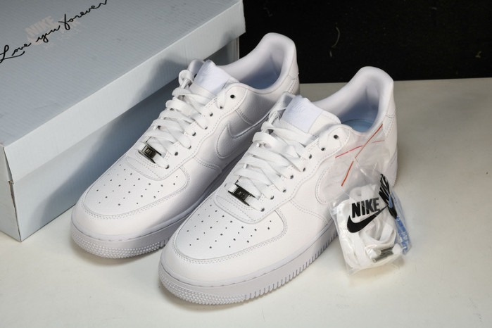 nocta x nike air force 1 07 low certified lover boy white cz8065-100