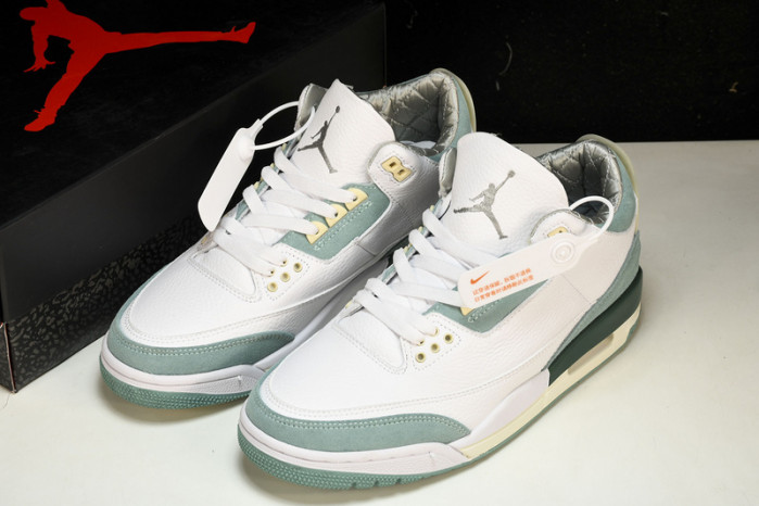 air jordan 3 white green ct8532-130