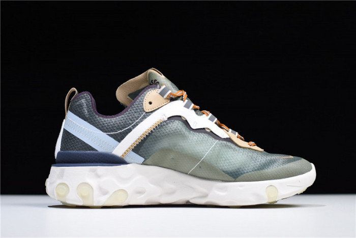 nike react element 87 undercover green mist - bq2718-300