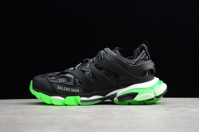 bl sneaker tess.s.gomma black fluorescent green 542023 w1gb8 5480