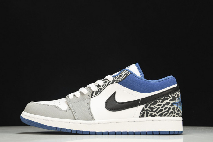 jordan 1 low se true blue - dm1199-140