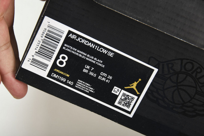 jordan 1 low se true blue - dm1199-140