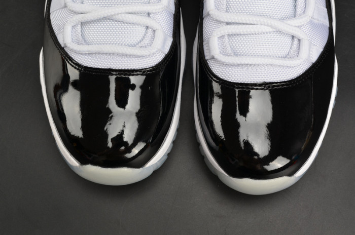 air jordan 11 retro lof "concord" black/ white mens 528895-153