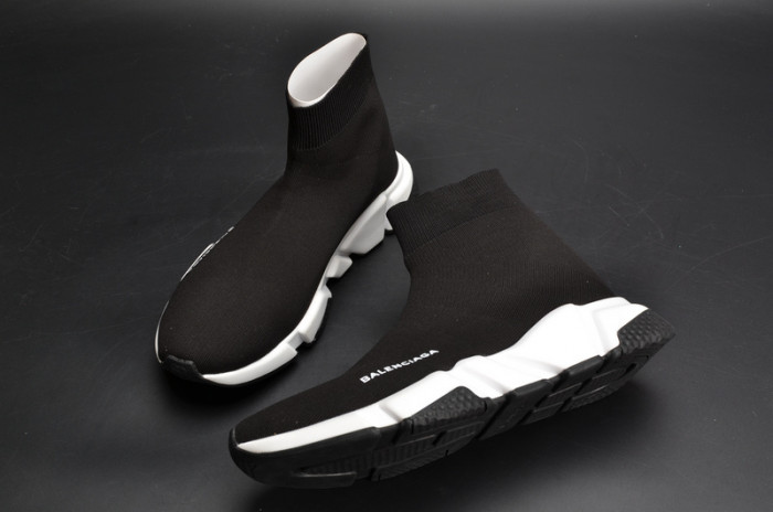 bl stretch mesh high top sneaker black white 454485 w05g0