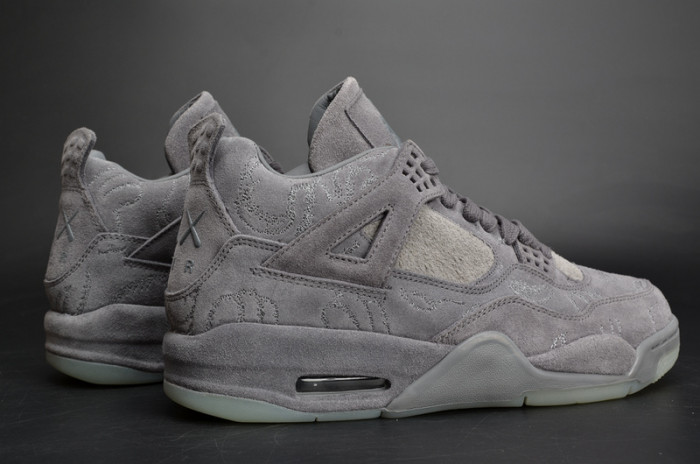 kaws x air jordan 4 “cool grey” 930155-003